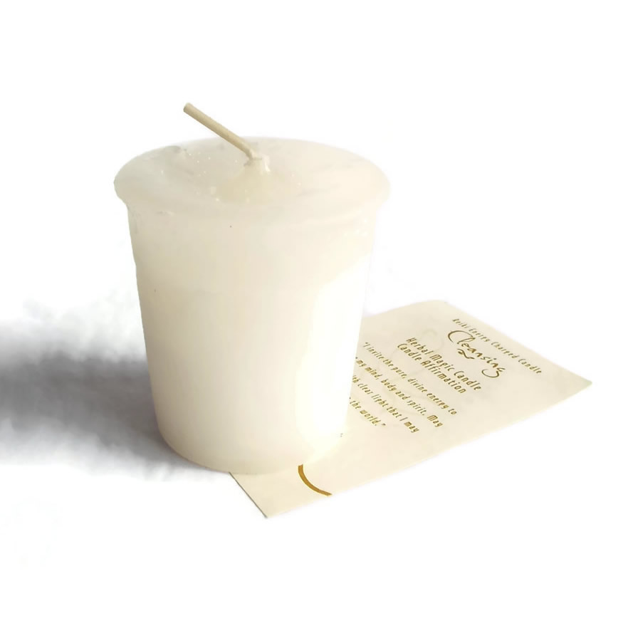 Cleansing Herbal Magic Votive Candle
